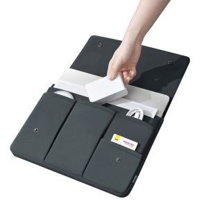 Shopdecimals Dual‑Tone Laptop Cover – Waterproof Nylon Guard for 13‑15″ Laptops, Light‑Weight Shock‑Proof Protection