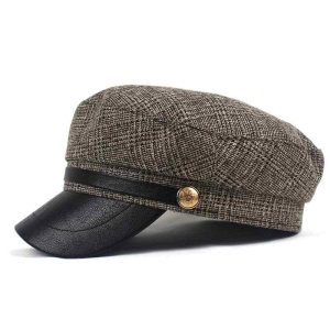 Stay Cool & Sun‑Protected with a British‑Style Flat‑Top Retro Brim Hat for Women – Shopdecimals