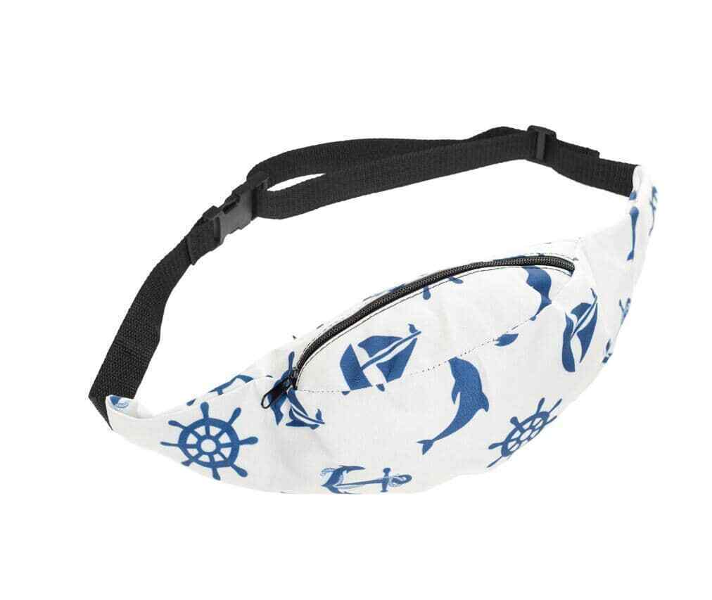 Hands‑Free 3 D‑Printed Women’s Waist Pack with Zipper Pocket – Adjustable Crossbody/Shoulder Strap for Running, Travel & Everyday Use | Shopdecimals