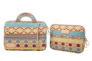 Protective Canvas Laptop Bag with Padded 15” Sleeve & Organizer Pocket – Stand Out with Unique BHNSNS14832 Design | Shopdecimals