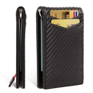 RFID‑Blocking Leather Card Holder with Hidden Pocket – Ultra‑Light, Slim Design for Secure, Organized Carry | Shopdecimals