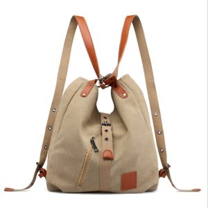 Ultra‑Light 0.4 kg Canvas Backpack‑Shoulder Bag with Extra‑Large Capacity – Convertible, Laptop Sleeve, 5 Colors | Shopdecimals