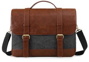 Spacious Waterproof Retro Shoulder Bag – Lightweight 1.2 kg, 420 mm Length, Grey Modern Style | Shopdecimals