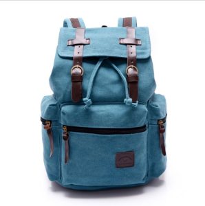 Ultra‑Light 0.75 kg Canvas Travel Backpack – 36‑55 L Capacity, Padded Straps & Laptop Sleeve – Shopdecimals