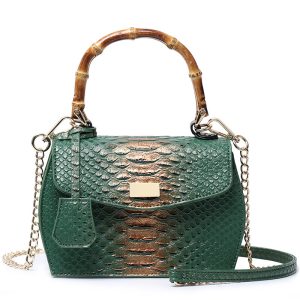Ultra‑Light Snake‑Print Handbag with Magnetic Closure – Holds 15‑inch Laptop, 6 Color Options | Shopdecimals