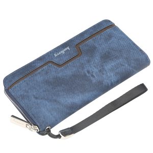 Secure Zip-Around Wallet for Men – Lightweight PU Leather, 320 mm Length, 4 Color Options – Shop Decimals