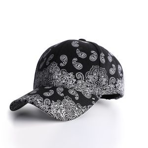 Cashew‑Print Unisex Baseball Cap – Adjustable Sun‑Protective Hat for Summer Campus Style | Shopdecimals