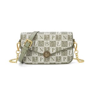 Lightweight Chain‑Strap Messenger Bag for Women – Ultra‑Comfortable 0.5 kg Design with Dual‑Tone Print, Spacious Interior | Shopdecimals