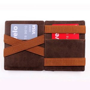 Ultra‑Light Crazy Horse Leather Wallet – Slim 0.10 kg Design, 12‑Card Slots & Full‑Size Bill Compartment – Shop Decimals Retro Brown