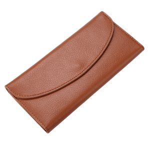 Ultra‑Light Women’s Leather Long Wallet – Slim 0.16 kg Design Holds 12 Cards, Cash & Coins, Multiple Colors – Shop Decimals
