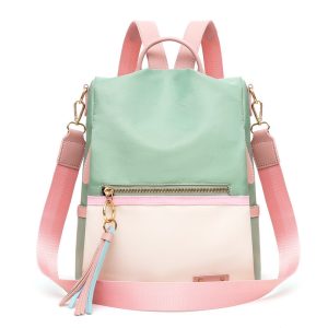 Ultra‑Light 0.5 kg Oxford Backpack – Color‑Contrast Panels, Spacious 380×300×200 mm Interior for Work & Travel – Shopdecimals
