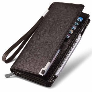 Lightweight Multi‑Card Wallet for Men – 0.25 kg Slim Organizer with ID Window & Cash Divider – Shopdecimals