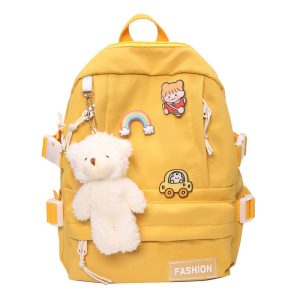 Ultra‑Light 0.28 kg Nylon School Backpack – 75 L Capacity, Waterproof & Breathable, Laptop Sleeve – Stylish Colors for Students | Shopdecimals