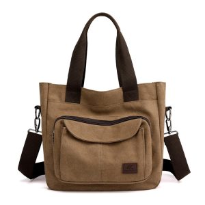 Carry All Your Essentials Comfortably – Large‑Capacity Canvas Messenger Bag with Laptop Pocket – Shopdecimals