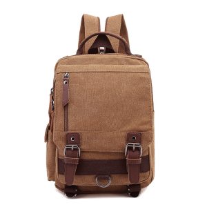 Ultra‑Light 1.1 kg Canvas Backpack – Comfort‑Fit for Students, Travel & Campus, Water‑Resistant Zipper – Shopdecimals