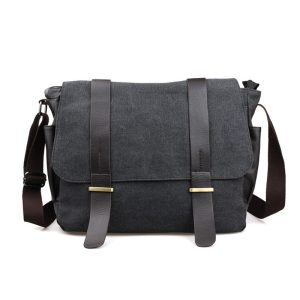Ultra‑Light 0.7 kg Diagonal Travel Messenger Bag – Holds 13‑14" Laptop, Scratch‑Resistant PU Leather – Shopdecimals
