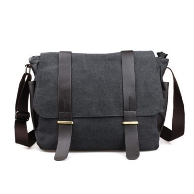 Ultra‑Light 0.7 kg Diagonal Travel Messenger Bag – Holds 13‑14" Laptop, Scratch‑Resistant PU Leather – Shopdecimals