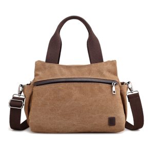 Ultra‑Light Vintage Canvas Messenger Bag – 0.48 kg, Spacious 310×130×230 mm, 4 Color Options – Shopdecimals