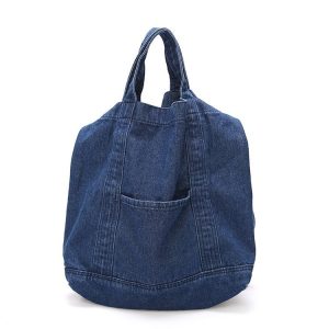 Oversized Canvas Denim Tote – 200 cm x 150 cm x 200 cm, Lightweight 0.40 kg, Holds Bulk Gear for Travel & Work – Shopdecimals