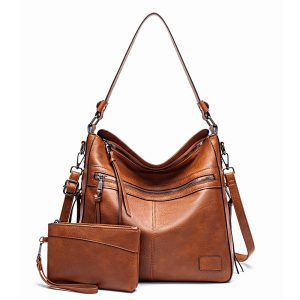 Feather‑Light Women’s Crossbody Messenger Bag – 0.7 kg, 15‑in Laptop Capacity, Tassel Detail – Shopdecimals