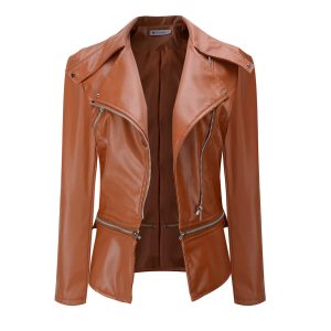 Lightweight 0.60 kg PU Leather Motorcycle Jacket – Full‑Zip Protection, Breathable Fit, 4 Bold Colors – Shopdecimals