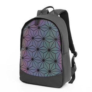 Ultra‑Light 0.5 kg Lingge Luminous Backpack – Waterproof, Anti‑Theft, 15” Laptop Sleeve – Shopdecimals