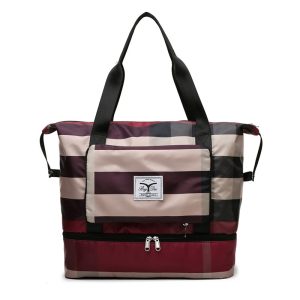 Dry‑Wet Separation Foldable Duffel – 30 L Waterproof Travel Gym Bag with 0.42 kg Lightweight Design – Shopdecimals
