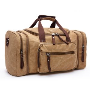 Lightweight Canvas Travel Bag – 1.33 kg, 530×250×310 mm cabin‑fit size, waterproof & breathable, 6 colors – Shopdecimals