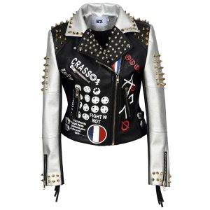 Lightweight Graffiti‑Print Leather Jacket for Women – Ultra‑Comfort Fit XS‑4 XL, Street‑Ready Edge | Shopdecimals