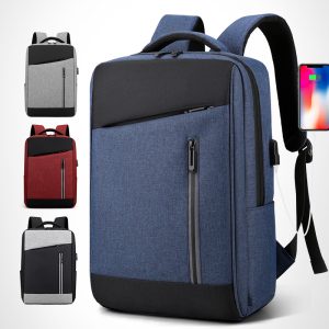 Shopdecimals Large‑Capacity 20‑35 L USB Charging Laptop Backpack – Light 0.62 kg, Padded Sleeve & Breathable Straps for Travel & Commute
