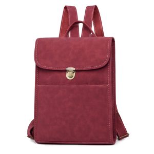 Ultra‑Light College Backpack – 0.64 kg PU Bag with Laptop Sleeve, Padded Straps & 5 Stylish Colors – Perfect for Campus & Travel | Shopdecimals