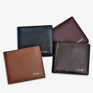 Ultra‑Light Business Leather Wallet – Horizontal Multi‑Card Design Fits 8 Cards & Cash, Slim 0.09 kg, Shopdecimals