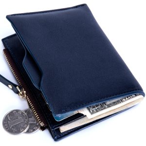 Feather‑Light Slim Men’s Wallet – 0.08 kg PU Leather with Coin Pocket, Card Slots & 3 Color Options – Shopdecimals