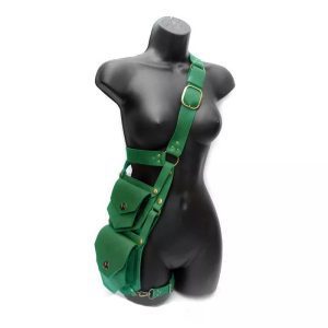 Ultra‑Light 0.3 kg Women’s Punk Waist Bag – Adjustable Fit,