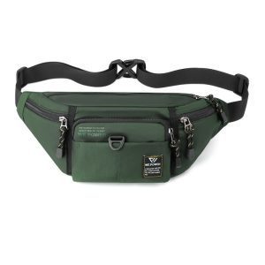 Ultra‑Light Men’s Chest Bag – 0.26 kg, Waterproof Nylon, Large 300×140×30 mm Capacity for Travel, Sport & Work | Shopdecimals