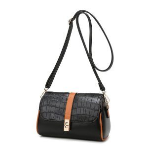 Ultra‑Light Leather‑Trimmed Bucket Shoulder Bag with Chain Strap – 300 g, Spacious 240×160×100 mm, 4 Colors – Shopdecimals