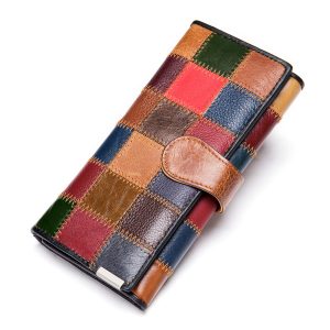 Spacious 240 mm Leather Women’s Wallet – Lightweight 0.3 kg Full‑Grain Design, 4 Styles – Shopdecimals