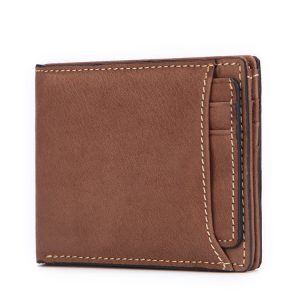 Ultra‑Light 0.06 kg Full‑Grain Leather Men's Wallet – Slim, Organized & Stylish, Available at Shopdecimals
