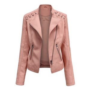 Ultra‑Light Women’s Slim Leather Jacket – 0.81 kg, 11 Colors, S‑4 XL – Stylish Motorcycle‑Ready Outerwear | Shopdecimals