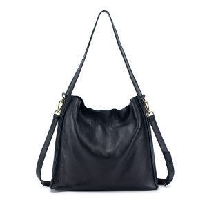 Spacious 15‑inch Laptop Retro Bucket Crossbody for Women – Lightweight 0.91 kg Genuine Leather – Shopdecimals