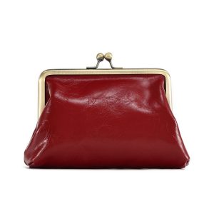 Lightweight Genuine Leather Women’s Wallet with Secure Buckle – Compact 0.15 kg, Vibrant Candy‑Color Options – Shopdecimals