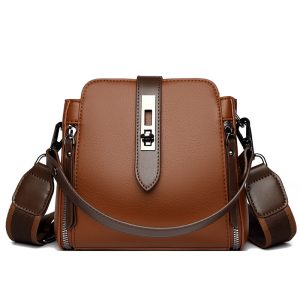 Ultra‑Light Soft Leather Bucket Crossbody – 210 cm Capacity for Hands‑Free Comfort – Shopdecimals