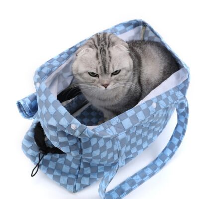 Ultra‑Light 0.3 kg Portable Cat Carrier – Shoulder‑Ready Bag with Breathable Mesh, Fits Under Seats – Shopdecimals