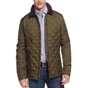 Lightweight Cotton‑Padded Mid‑Length Polo Jacket – Warmth & Mobility in Green, Sizes S‑XXXXL | Shop Decimals