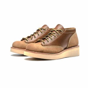 Lightweight 2.25 kg Brown Leather Low‑Top Work Boots – Comfortable All‑Day Support, Sizes 39‑44 | Shopdecimals