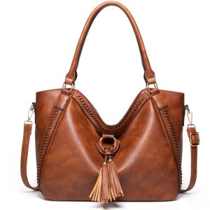 Lightweight 0.86 kg Crossbody Tote – Spacious Bucket Bag with Zipper Pockets, Adjustable Strap & 4 Color Options – Shopdecimals Exclusive
