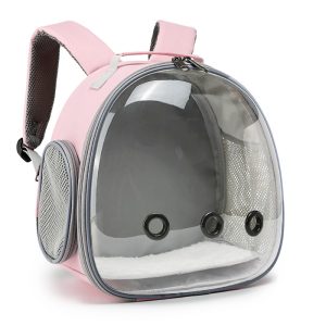 Hands‑Free Small Pet Backpack with Clear View Window – Light 0.6 kg, Ventilated & Washable Carrier for Hamsters, Guinea Pigs, Rabbits – Shopdecimals