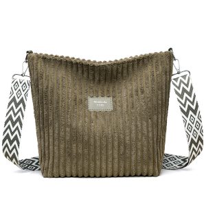 Ultra‑Light 0.25 kg Large‑Capacity Bucket Handbag for Women – 300×220×60 mm, 4 Solid Colors | Shopdecimals