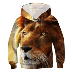 Lightweight Animal Print Hoodie for Men – Feather‑light 0.32 kg Comfort, Bold Digital Design | Shopdecimals