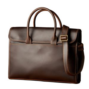 Lightweight Full-Grain Leather Briefcase for 14‑inch Laptops – Organized, Durable Business Carryall | Shopdecimals